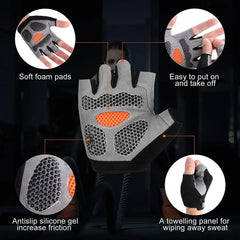 Gym Gloves for Women & Men – Breathable, Non-Slip Weightlifting & Training Gloves