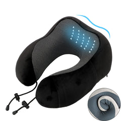 Soft U-Shaped Memory Foam Travel Pillow – Neck & Cervical Support
