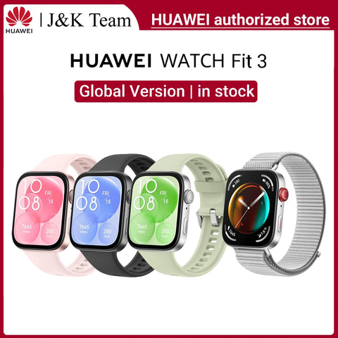 HUAWEI Watch FIT 3 – 1.82” AMOLED Display & Bluetooth Calling Smartwatch