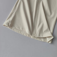 Women’s High-End Yoga & Running Jacket – Long Sleeve with Stand Collar