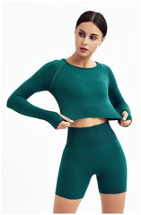 WAREBALL Seamless Yoga Set – 2/3/4pcs Women's Gym Workout Tracksuit