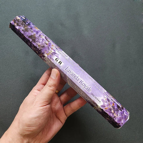 20 Sticks Indian Incense – White Sage, Lavender, Sea Breeze & More for Meditation & Aromatherapy