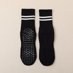 Women’s Non-Slip Pilates & Yoga Grip Socks – 4 Pairs
