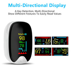 Medical Finger Pulse Oximeter – Oxygen Saturation & Heart Rate Monitor for Adults & Children