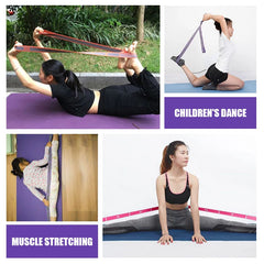 Elastic Multi-Section Yoga Resistance Bands – Pilates & Fitness Training