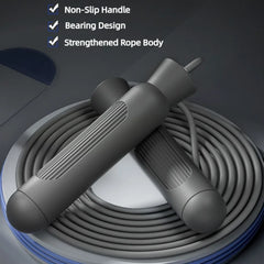 Adjustable Speed Jump Rope – Steel Cable with Bearings for Fitness & Weight Loss