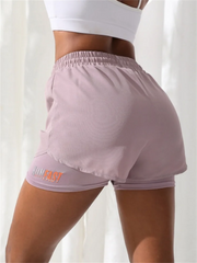 Women's High Rise Yoga Shorts – Elastic Proximity Control Running Shorts