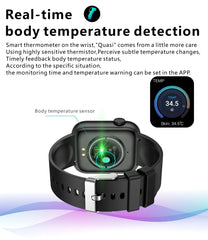 LIGE 2025 Smart Watch – Wireless Charging, Bluetooth Calls, Custom Watch Faces