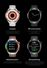For Huawei WATCH 4 Pro Smart Watch Men  AMOLED HD Screen Bluetooth Call GPS Trajectory NFC Health Monitor Smartwatch 2025 New