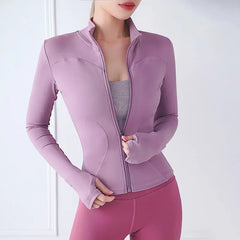 Women's Quick-Dry Zip-Up Yoga Jacket