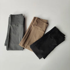High-Waisted Seamless Flared Compression Leggings