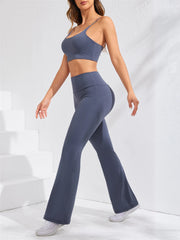 Flare Yoga Leggings – High Waist Slim Fit with Tummy Control