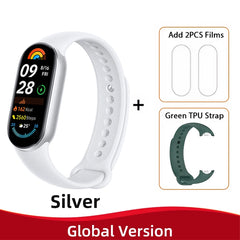 Xiaomi Smart Band 9 – 1.62" AMOLED, 21-Day Battery, Heart & SpO₂ Monitor