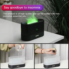 Vissko Flame Aroma Diffuser – 180ml Ultrasonic Humidifier
