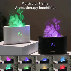Vissko Flame Aroma Diffuser – 180ml Ultrasonic Humidifier