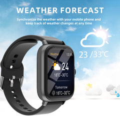 Waterproof Smartwatch – Call, Message, & Fitness Tracker for iPhone & Android