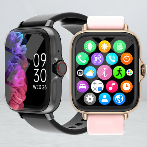 Waterproof Smartwatch – Call, Message, & Fitness Tracker for iPhone & Android