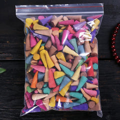60pcs Backflow Incense Cones – Mixed Natural Scents for Meditation & Home Decor