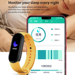 M6 Smart Watch – Fitness Tracker, Heart Rate, Blood Pressure Monitor, Waterproof