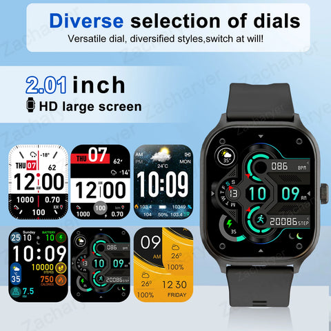 Smartwatch with Wireless Calling – Multi-Sport Tracker for iPhone & Android